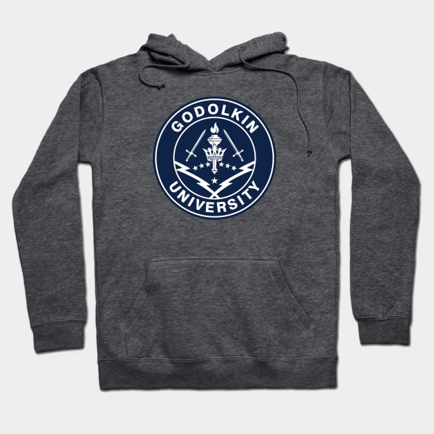 Godolkin University Emblem Hoodie by Vault Emporium